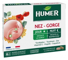 Humer Nez/Gorge 10 Comprimés Jour + 5 Comprimés Nuit