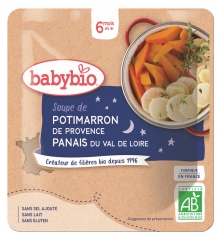 Babybio Soupe de Potimarron et Panais 6 Mois et + Bio 190 g