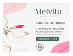 Source de Roses Crème Hydra-Repulpante Recharge Bio 50 ml