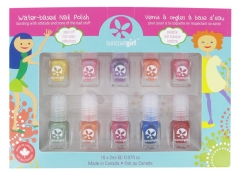 Kit Suncoatgirl de 10 Esmaltes de Unhas &agrave; Base de &Aacute;gua