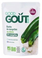 Good Go&ucirc;t Rižota s Bučko in Kozjim Sirom od 8 Mesecov Bio 190 g