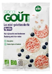 Good Goût Mini-Galettes de Riz à la Myrtille Dès 10 Mois Bio 40 g