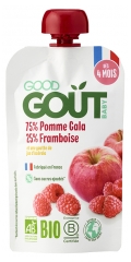 Good Go&ucirc;t Biologische Gala Framboos Appel van 4 Maanden 120 g
