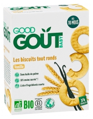 Good Goût Organic Round Vanilla Biscuits From 10 Months 20 Biscuits