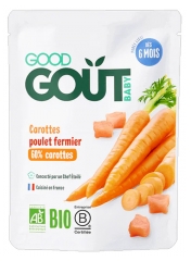 Good Goût Carrots Kurczak Zagrodowy od 6 Miesięcy Ekologiczny 190 g