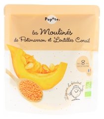 Popote Les Moulinés de Potimarron et Lentilles Corail Dès 8 Mois Bio 180 g