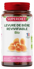 Superdiet Levure de Bière Revivifiable Bio 120 Comprimés