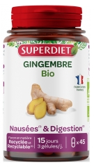 Superdiet Biologiskais Ingvers 45 Kapsulas