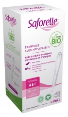 Saforelle 16 Tamponów Normalnych z Aplikatorem