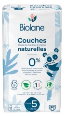 Biolane Couches Naturelles 40 Couches Taille 5 (11-25 Kg)