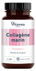Vitavea Marines Kollagen + Vitamin C Schönheit der Haut 60 Tabletten