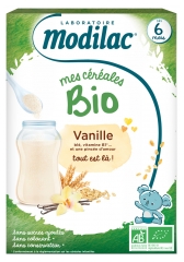 Modilac My Organic Cereals From 6 Months Vanilla 250g