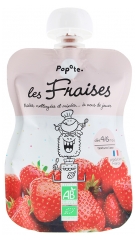 Popote Gourde Les Fraises Compote Dès 4/6 Mois Bio 120 g