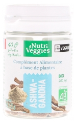 Nutriveggies &Oslash;kologisk Ashwagandha 40 Vegetabilske Kapsler