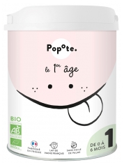 Popote 1st Age From 0 to 6 Months Organic 800 g