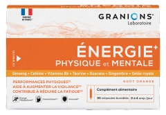 Granions Énergie Physique et Mentale 30 Ampoules