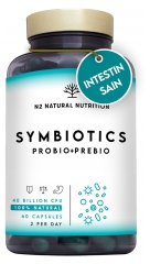 N2 Natural Nutrition Symbiotics Probiotiques et Prébiotiques 60 Capsules