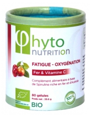 Phyto Nutrition Fatigue et Oxygénation Bio 80 Gélules