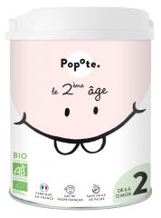 Popote 2ª Edad de 6 a 12 Meses Ecológico 800 g