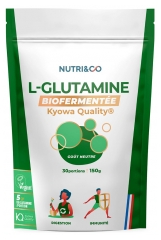 Nutri& Co Bio Gefermenteerde L-Glutamine Neutraal Smaak 150 g