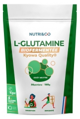 Nutri& Co L-Glutammina Fermentata Biologica Gusto Neutro 150 g