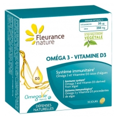 Fleurance Nature Omega 3 - Vitamin D3 30 Capsules