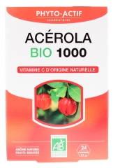 Phyto-Actif Acerola 1000 Bio 24 Comprimés