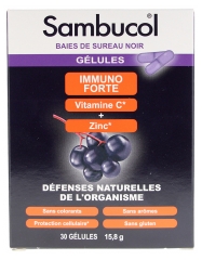 Sambucol Immuno Forte Natural Body Defenses 30 Capsules