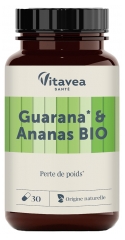 Vitavea Guarana and Pineapple Organic 30 Capsules