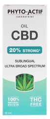 Phyto-Actif &Oacute;leo de CBD 20% Sublingual 10 ml