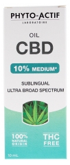 Aceite de CBD 10% Sublingual 10 ml