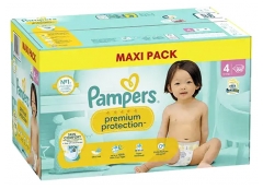 Pañales Pampers Premium Protection 86 Talla 4 (9-14 kg)