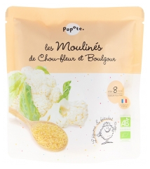 Popote Les Moulinés Chou-Fleur et Boulgour Dès 8 Mois Bio 180 g