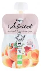 Popote Gourd L'Abricot Compote From 4/6 Months Organic 120 g