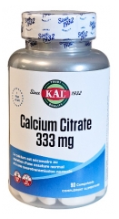 Kal Calcium Citrate 333 mg 90 Tablets