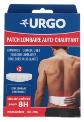 Urgo Self-Heating Lumbar Patch 8H 2 Adhesive Patches