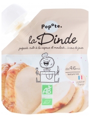 Popote Gourde La Dinde Purée Dès 4/6 Mois Bio 60 g