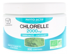 Phyto-Actif Chlorella 2000 mg Odporność i Zmęczenie Organiczne 300 Tabletek