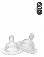 Twistshake 2 Anti-Colic Sauger mit Flussrate S 0 Monate und Mehr