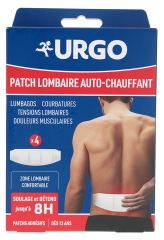 Urgo Self-Heating Lumbar Patch 8H 4 Adhesive Patches