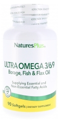 Natures Plus Ultra Oméga 3/6/9 90 Capsules