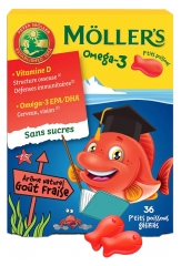 M&ouml;ller's P'tits Poissons &Oacute;mega-3 36 Gomas