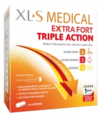 XLS Medical Extra Strength Triple Action 120 Tabletek