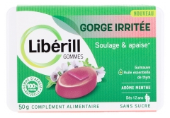 Lib&eacute;rill Irritated Throat Lozenges 50 g