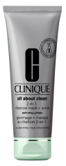 Clinique Anti-Pollution Scrub + Charcoal Mask 2in1 100 ml