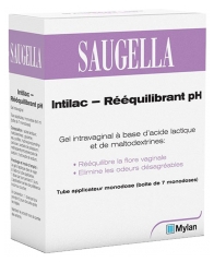 Saugella Intilac Rééquilibrant pH 7 Monodoses de 5 ml