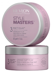 Style Masters 3 Matt Clay Cire Pâte Forte au Fini Mat 85 g