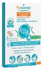 Parches Fríos Cryo Pure con Aceites Esenciales 3 Parches Recortables