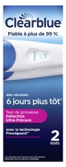 Clearblue Prueba de Embarazo de Detección Precoz Ultra 2 Pruebas