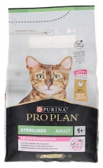 Purina Proplan pieaugu&scaron;iem sterilizētiem kaķiem ar jutīgu gremo&scaron;anu, vistas gaļas gar&scaron;a 1,5 kg